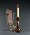 Picture of Rare and unusual 19thC Shadow Night Light Clock 