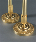 Picture of CA0527 French Empire gilt bronze candlesticks