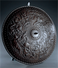 Picture of CA0515 Fine cast iron wall shield depicting a classical battle