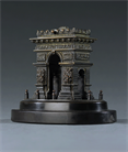 Picture of CA0506 Small Patinated Bronze L'Arc de Triomphe