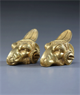 Picture of CA0510 Rare pair of French Empire Ram's head terms