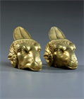 Picture of CA0510 Rare pair of French Empire Ram's head terms
