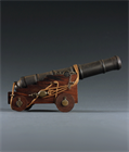 Picture of CA0511 Model of Late 18th Century Naval Cannon 