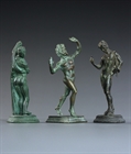 Picture of CA0497 Grand Tour Collection of verdigris bronze Neapolitan figures