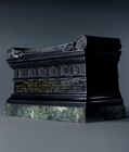 Picture of Large Grand Tour black marble model of the Tomb of Scipio