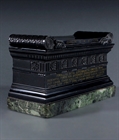 Picture of Large Grand Tour black marble model of the Tomb of Scipio