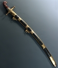 Picture of CA0477 Georgian Agate Hilted Mameluke Presentation Sabre by Salter and Co and bearing the crest of Lord Grenville