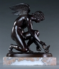 Picture of CA0471 Bronze 'L'Amour au Papillon' after Chaudet