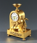 Picture of CA0483 Miniature French Empire cupid timepiece clock