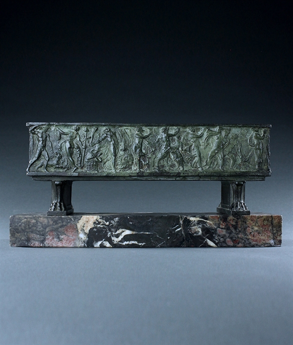 Picture of CA0468 Grand Tour Procession of Dionysus Sarcophagus signed Nisini Roma