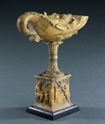 Picture of Grand Tour Gallio Antico Satyr's Head Oil Lamp