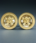 Picture of Fine pair of French Empire curtain tie backs 