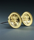 Picture of Fine pair of French Empire curtain tie backs 