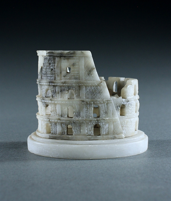 Picture of CA0457 Grand Tour Alabaster Model of the Colosseum