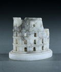 Picture of CA0457 Grand Tour Alabaster Model of the Colosseum