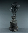 Picture of CA0456 Grand Tour bronze bust of Dionysus signed Sommer