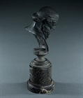 Picture of CA0456 Grand Tour bronze bust of Dionysus signed Sommer