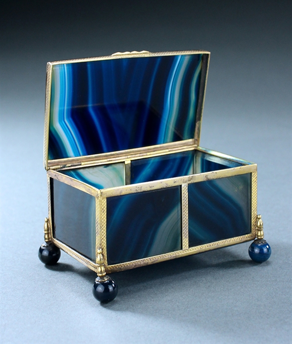 Picture of Palais Royal Blue Agate and ormolu Casket