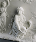Picture of CA0442 Fine George III Marble Relief Panel after Angelica Kauffmann 