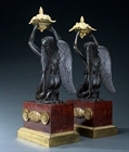Picture of CA0433 Very decorative French Empire Period Victory Garniture