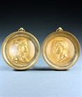 Picture of Rare pair of plaques of Napoleon and Josephine