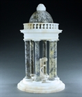 Picture of CA0437 Large Grand Tour Alabaster model of a classical Cupola