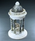 Picture of CA0437 Large Grand Tour Alabaster model of a classical Cupola