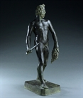 Picture of Italian Grand Tour bronze of the Executioner after Massimiliano Soldani Benzi