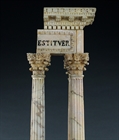 Picture of CA0421 Grand Tour Temple of Vespasian and Titus in Giallo Antico
