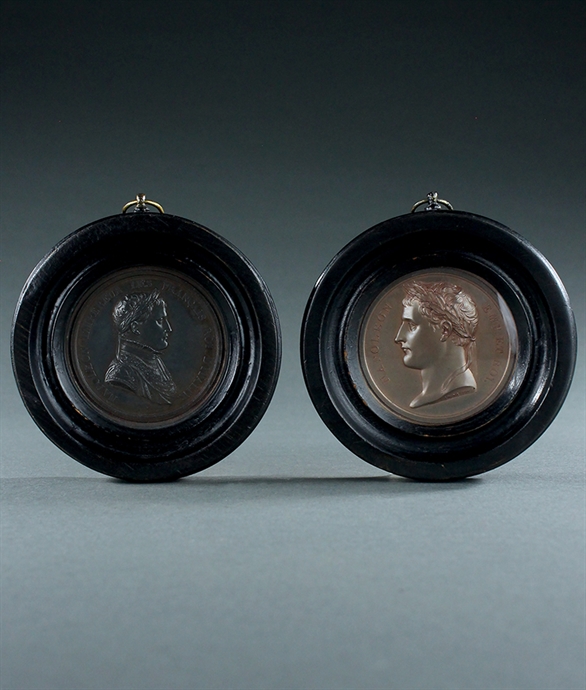 Picture of Rare pair of plaques of Napoleon by Andrieu