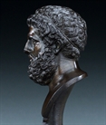 Picture of CA0427 Small Grand Tour bronze bust of Sophocles
