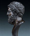 Picture of CA0427 Small Grand Tour Bronze Bust of Sophocles