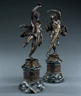 Picture of CA0400 Decorative pair of bacchinalian dancers from the procession of Dionysus