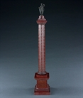 Picture of Grand Tour Column of Marcus Aurelius in Marmo Rosso marble