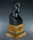 Picture of CA0385 Large Bronze Bust of Napoleon after Chaudet, signed Houdon 
