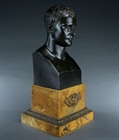 Picture of CA0385 Large Bronze Bust of Napoleon after Chaudet, signed Houdon 