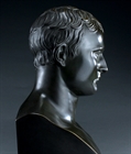 Picture of CA0385 Large Bronze Bust of Napoleon after Chaudet, signed Houdon 