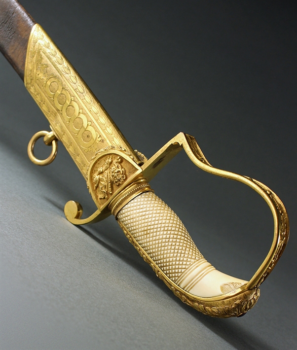 Picture of Fine English Sword Light Cavalry Officer's Sword Sabre by Osborn and Gunby