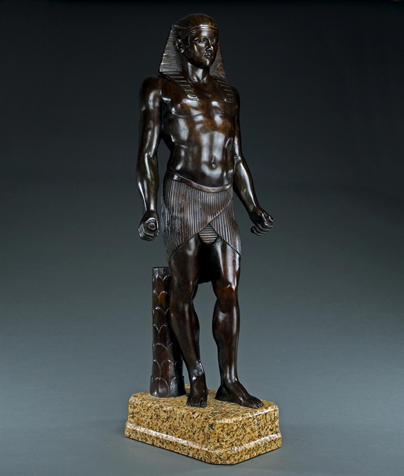 Picture of Large decorative bronze of Antinous Osiris