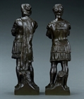 Picture of CA0328 Unusual pair of bronzes of Lorenzo and Giuliano de’ Medici