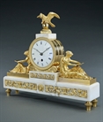 Picture of CA0314 English Regency muse clock by Baetens