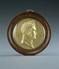Picture of Rare Pair of Plaques of Napoleon and Alexander of Russia by Galle