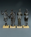 Picture of CA0332 Rare set of allegorical Four Seasons bronzes