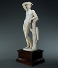 Picture of CA0296 Important Marble Apollino Library Statue