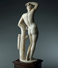 Picture of CA0296 Important Marble Apollino Library Statue