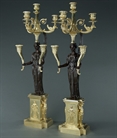 Picture of CA0297 Impressive fine pair of French Empire candelabra