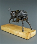 Picture of CA0280 Fine French equestrian bronze of a riderless horse