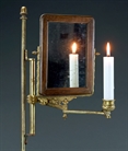 Picture of CA0278 Rare French Empire gilt bronze shaving mirror