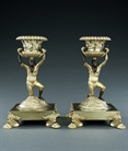 Picture of CA0282 Rare pair Regency 'Au Bon Sauvage' compotes
