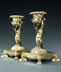 Picture of CA0282 Rare pair Regency 'Au Bon Sauvage' compotes